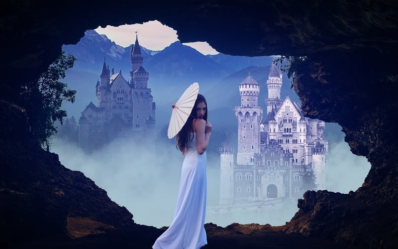 Cinderella-inspired gown