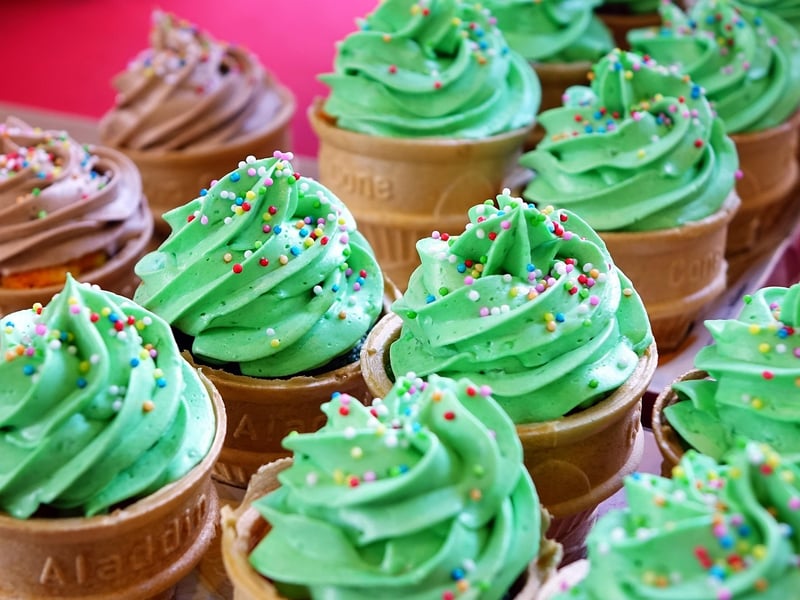 Mermaid Tail Cupcakes